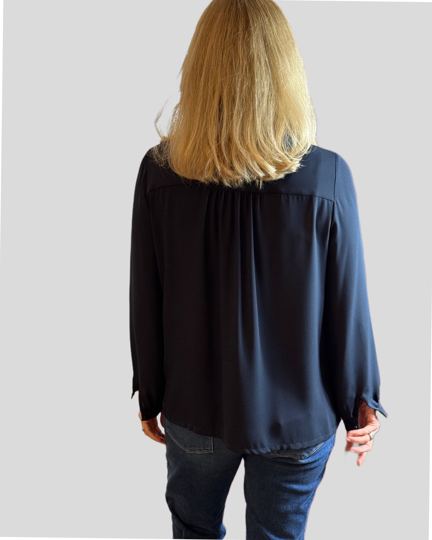 La Camicia Bluse Viskose navy