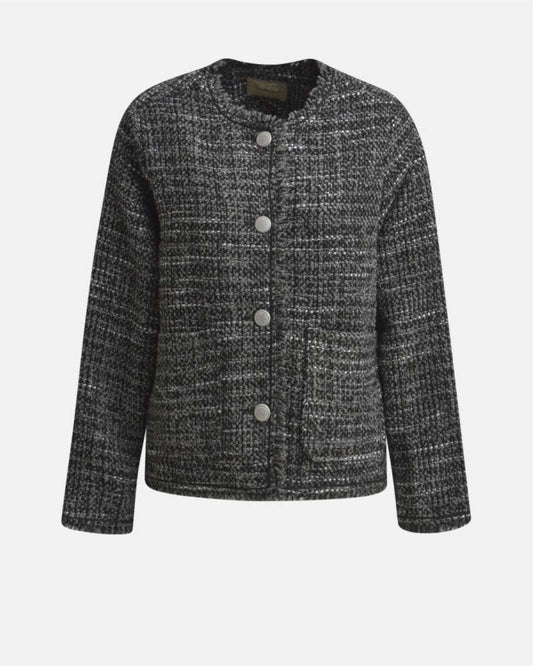 Smith&Soul Tweed Jacke schwarz