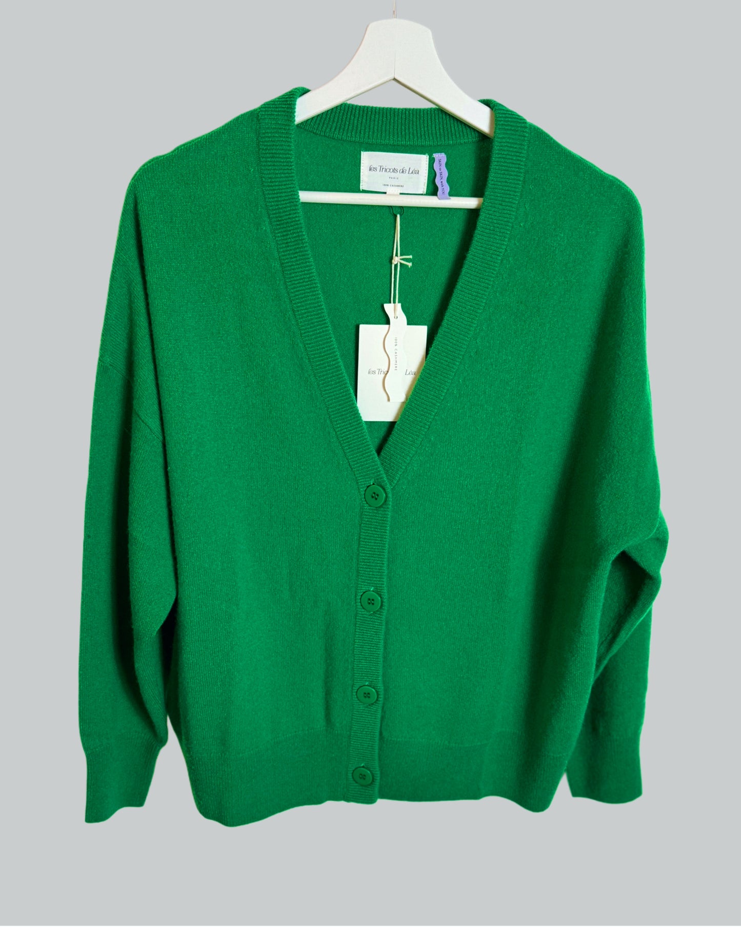 Les Tricots de Lea Cardigan GALBI Gilet vert