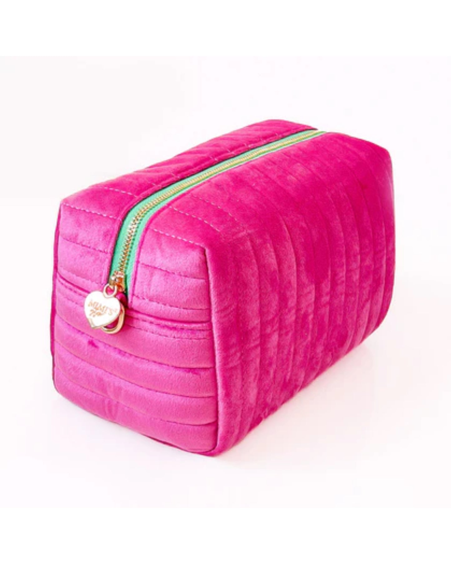 MIMI‘S glow Samt Tasche LUCIA magenta